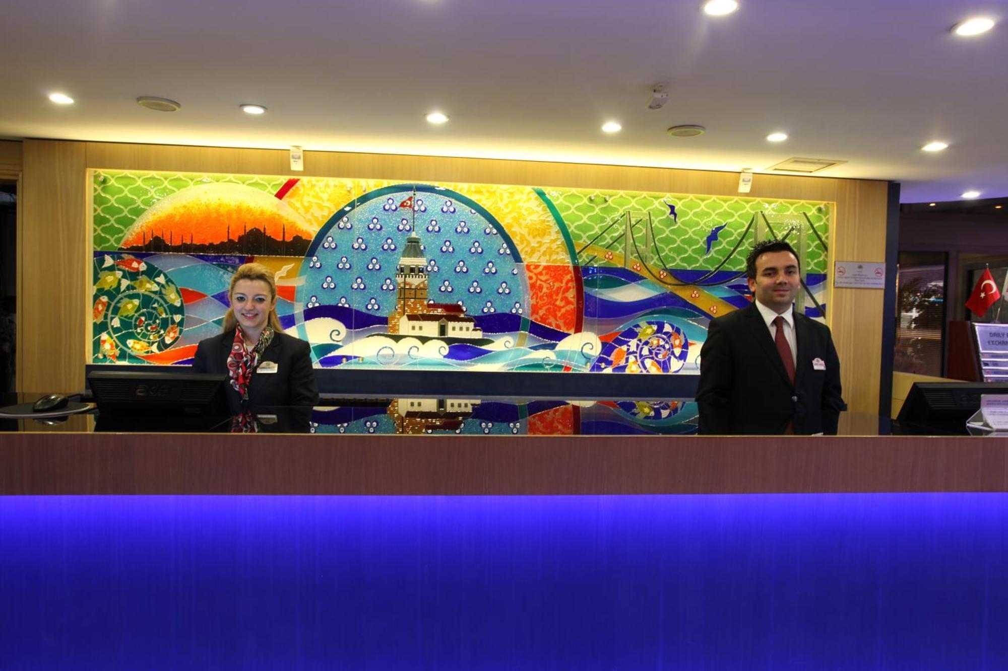 Guenes Hotel Merter Isztambul Étterem fotó